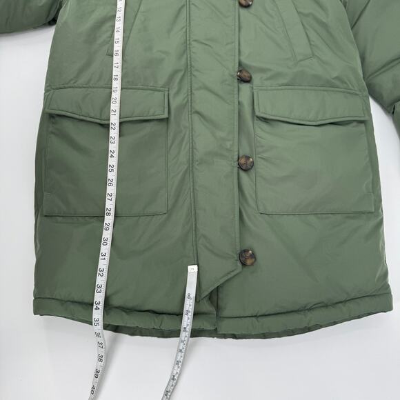 Universal Thread Olive Green Women's Long Parka Jacket Size Large - Picture 8 of 9